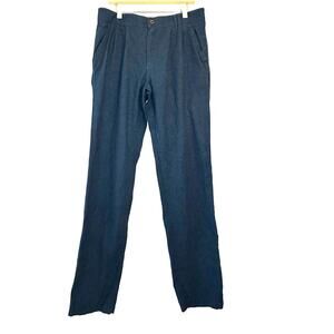 Patagonia Sz 4 Hemp & Organic Cotton Worn Wear Island Slacks pleated sustainable